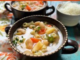 Easy Twenty Minute White Bean Macaroni Soup