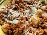 Gnocchi Bolognese (Italian Meat and Potatoes)