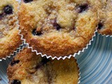Keto Blueberry Crumb Muffins