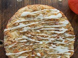 Low Carb Apple Crumb Cake with Maple Glaze
