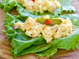 Pimento Cheese Egg Salad Lettuce Wraps
