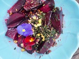 Roasted Orange Beets with Beet Greens Recipe