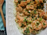 Shrimp with Peanut Sauce – easy dinner (Low Carb)