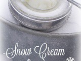 Snow Cream, with a Sugar Free Option