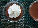 Sugar Free Chocolate Pudding with Stabilized Whipped Cream, Keto Friendly