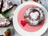 Torta Caprese, Italian Chocolate Almond Flour Cake, Grain Free