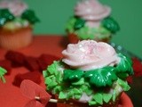 Cupcakes fioriti con sorpresa per San Valentino