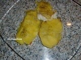 Pollo coperto di patate