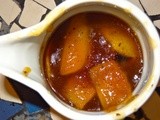 Sticky honey glazed mango sauce for gammon