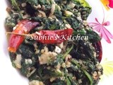 Cheera Thoran-Baby Spinach Stir fry