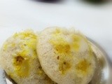 Potato Masala Stuffed Idlis/Ricecakes