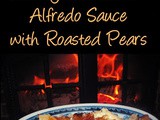 Pasta in a Creamy Blue Cheese Sauce with Roasted Pears