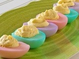 Pastel Devilled Eggs