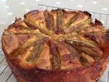 Rhubarb Custard Tea Cake