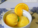 All Natural Orange-Lime Sorbet