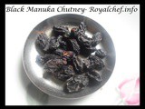 Black Manuka Chutney Recipe in Marathi