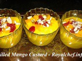 Chilled Mango Custard Recipe in Marathi