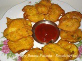 Crispy Batata Pakoda Recipe in Marathi