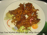 Crispy Tasty Khekda Bhaji Or Kanda Bhaji