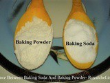 Difference Between Baking Soda And Baking Powder