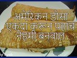 Dosa With Mayonnaise Sauce For Kids Recipe in Marathi