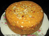 Gajar Ka Cake Eggless Wheat Flour Carrot Cake in Pressure Cooker Recipe In Marathi