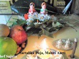 Hartalika Vrat For Unmarried Girls Puja And Aarti In Marathi