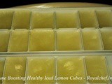 Immune Boosting Healthy Iced Lemon Cubes Recipe in Marathi