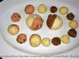 Instant Chocolate Coconut and Gulkand Coconut Modak Recipe in Marathi