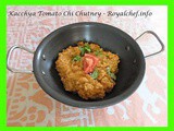 Kacchya Tomato Chi Chutney Recipe in Marathi