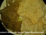 Kurkurit Maidyache Instant Papad Recipe in Marathi