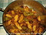 Punjabi Spicy Aloo Capsicum Sabzi