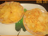 Quick Potato Wafers and Chips Recipe in Marathi