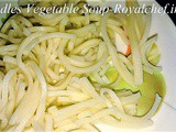 Recipe for Appetizing Vegetables Noodles Soup