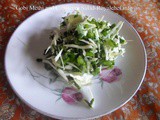 Recipe for Gobi Methi and Capsicum Salad