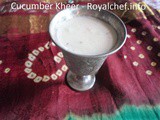 Recipe for Maharashtrian Style Cucumber Kheer
