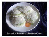 Recipe for Zatpat Stuffed Idli Sandwich