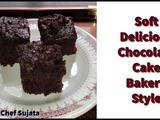 Soft Delicious Chocolate Cake Bakery Style Recipe In Marathi
