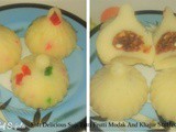 Soft Delicious Suji Tutti Frutti Modak And Khajur Stuffed Modak