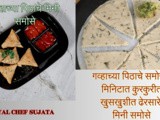 Zatpat Wheat Flour Mini Samosa | No Maida Healthy Samosa In Marathi