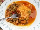 Trout fish with roasted chili