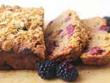 Apple and Blackberry Crumble Loaf Cake
