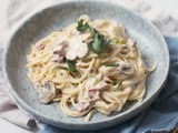 Creamy Vegan Carbonara