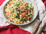 Herby Couscous Salad with Pomegranate