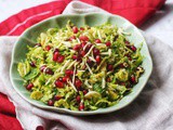Middle Eastern Inspired Brussels Sprouts Salad