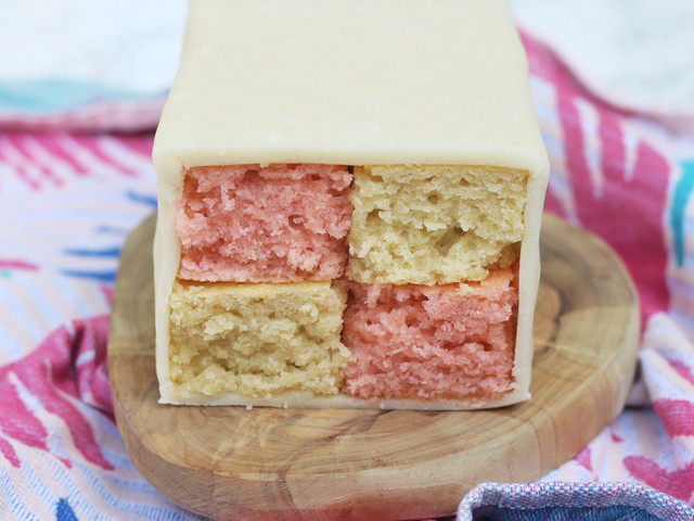 Citrus Rose Battenberg Cake — Butter and Brioche