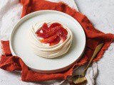 Vegan Blood Orange Pavlova
