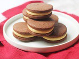 Vegan Chocolate and Peanut Butter Sandwich Cookies