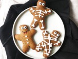 Vegan Halloween Gingerbread Mummies, Skeletons and Vampires