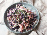 Vegan Kohlrabi Coleslaw